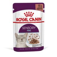 پوچ گربه بد غذا رویال کنین Royal Canin Sensory Feel in Gravy وزن 85 گرم