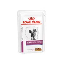 پوچ گربه رنال رویال کنین با طعم مرغ Royal Canin Renal Chicken وزن ۸۵ گرم