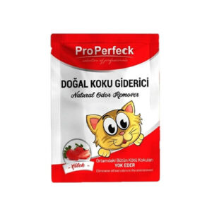 بوگیر خاک گربه با رایحه توت فرنگی پروپرفک ProPerfeck Strawberry Scented Odor Remover وزن 25 گرم