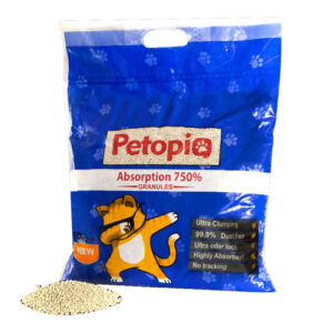 خاک بستر گربه ساده پتوپیا Petopia Cat Litter وزن 10 کیلوگرم