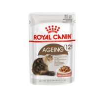 پوچ گربه مسن رویال کنین در سس گوشت Royal Canin Cat Ageing in Gravy وزن 85 گرم