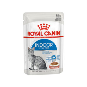 پوچ گربه عقیم شده ایندور رویال کنین در سس Royal canin Indoor sterilised وزن 85 گرم